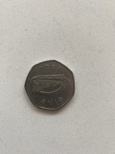 Eire ireland 50p 1981 coin - ireland,