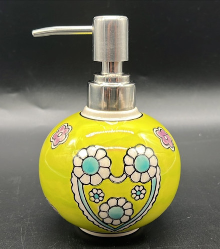 Retro floral ceramic soap - floral,