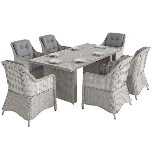 Outsunny seater rattan - 6,