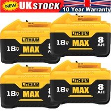 4X For DEWALT DCB184 18V 9.0Ah