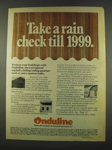 1974 onduline corrugated - 1974,