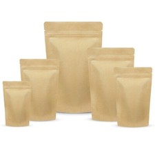 Resealable Zip Lock Kraft