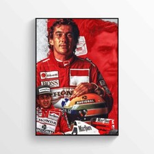 Ayrton senna driver poster - ayrton, f1