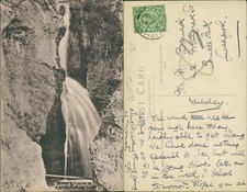 Dyserth waterfall 1912 - dyserth,