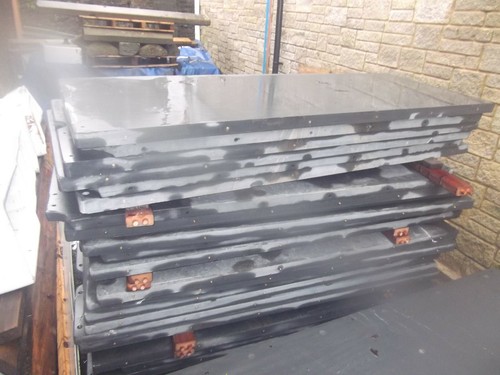 Slate slab old snooker - , table