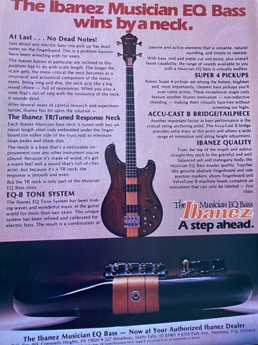 Ibanez musician bass - ibanez, eq