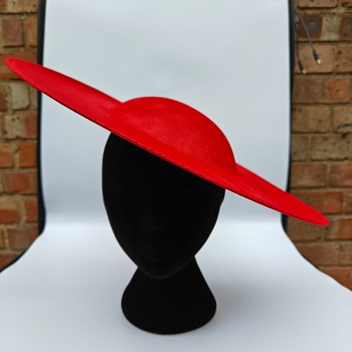 Red large wide - wide, brim