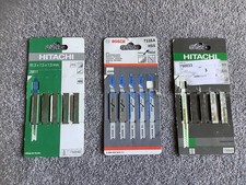 Quality HITACHI & BOSCH Jigsaw Blades JOB LOT. New Bargain