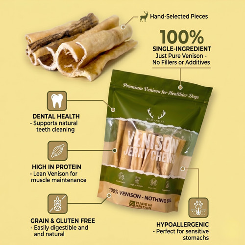 Venison jerky chews 200g - venison, |