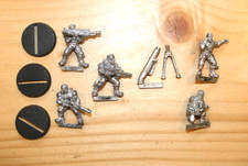 WARHAMMER 40K JUNGLE FIGHTERS X 5 INCL. MORTAR HEAVY WEAPON