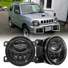 For Suzuki Jimny JB23W JB64 Sierra JB43W JB74 Bumper LED Fog Lights Plug n Play