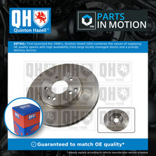 2x Brake Discs Pair Vented fits MERCEDES SLK320 R170 3.2 Front 00 to 04 M112.947