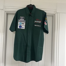 Official Supporter’s Jaguar Sponsor F1 Motorsport  Rare  Shirt Size M- Green