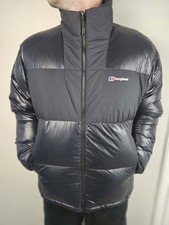 Berghaus Mens Full Zip Black Genuine Hydro Down 700 Jacket - XL/Extra Large Hike