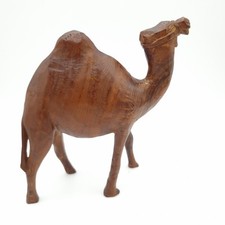 Carved Wood Camel Dromedary Arabian Primitive Folk Art Arab Well Carved 16cm