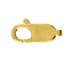 9ct gold 8mm trigger clasp