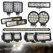 Car LED Work Light Bar Flood Spot Light Driving Offroad Truck SUV 4x4 ATV 12-24V