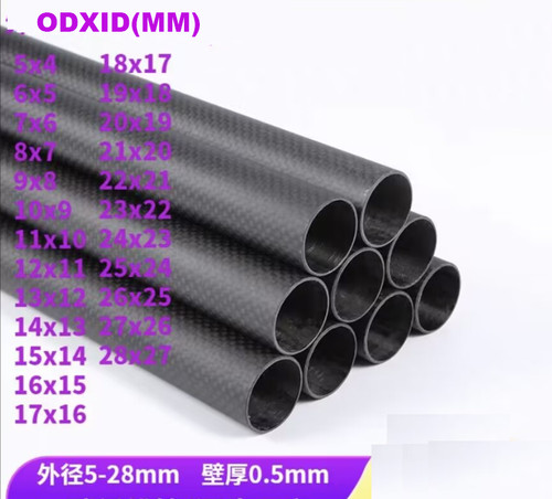 2pcs 28mm thick 5mm 3k - 5-28mm(od),