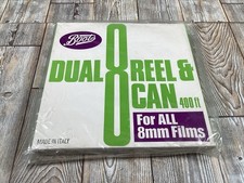 Vintage Dual 8 Reel & Can
