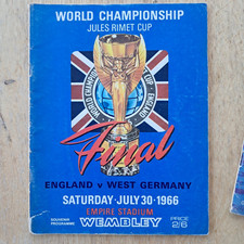 1966 WORLD CUP FINAL PROGRAMME