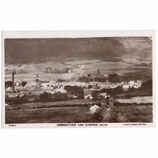 LENNOXTOWN Dunbartonshire, & The Campsie Hills RP Postcard, Postmarked 1912