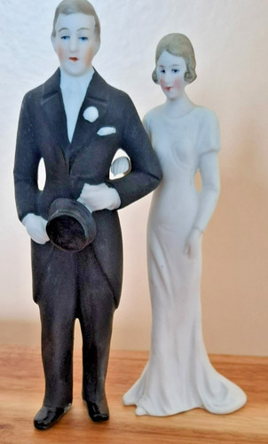 Art deco figurine bride - deco,