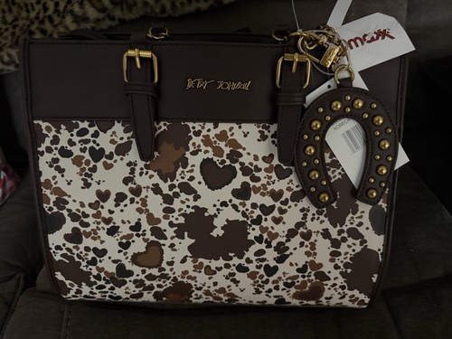 Betsey johnson cow heart print - johnson,