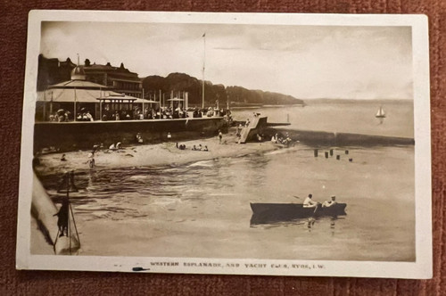 Antique postcard ryde - antique, isle