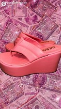Cute pink y2k style platform
