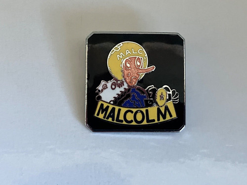 Malcolm pin badge - pin, malc
