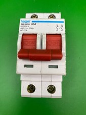 Hager SB263U 63A Double Pole