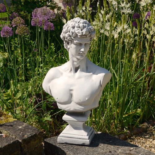 Classical david bust garden - classical, "david
