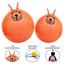 LARGE EXERCISE RETRO SPACE HOPPER TOY PLAY LARGE BALL ADULT KIDS GAME 60CM/80CM