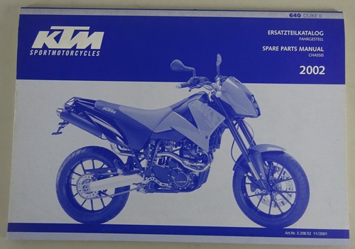 Parts catalog ktm frame - ktm, 640