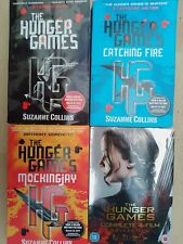 The Hunger Games Trilogy Complete Series, 3 Books 4 DVD Box set 7pc Slipcase