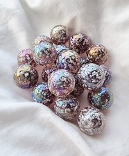 SNOWBALL - 25 Glass Marbles