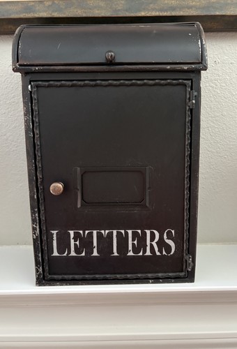 Vintage inspired metal letter - vintage,