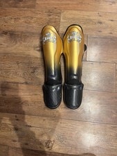 Top King Muay Thai Shin Pads, Size Small, Excellent Condition, Used Once.