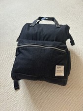 Trendy anello black buckle backpack with multiple pockets