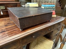 Small Vintage Students Table Top Writing Slope