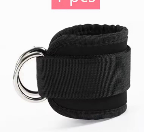 Black ankle wrist strap - black,