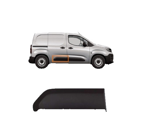 Side van moulding trim - side,