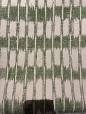 Sofas & Stuff V&A Bromption Collections Ikat Basil fabric - 3.1m x FW (138cm)