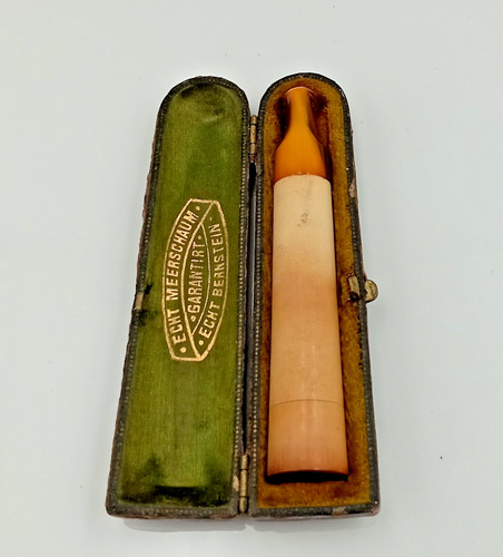 Vintage meerschaum cigarette - vintage,