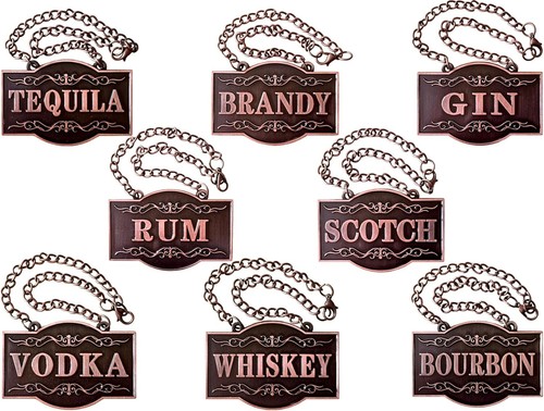Decanter tags liquor - decanter,