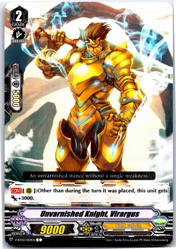 Unvarnished knight virargus - unvarnished,