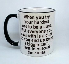 Outcunt Rude Coffee Mug
