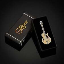 Guitar Pin Badge Geepin George Benson Miniature Guitar Accessories beige