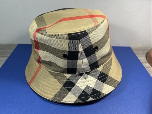 Burberry check canvas bucket - canvas,