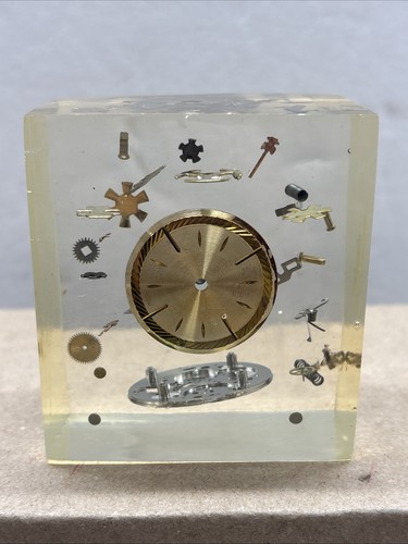 Mid century lucite cube - mid-century,